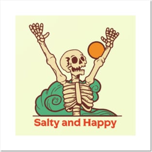 Salty and happy Posters and Art